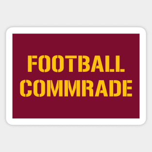 Football Commrade - Burgundy Sticker